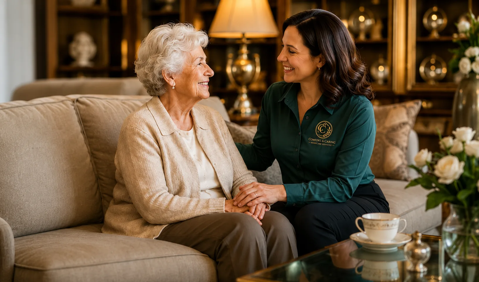 Comfort and Caring caregiver